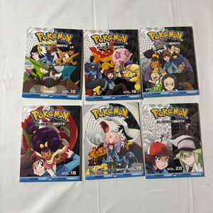 Pokemon Black & White Manga Volumes 15-20